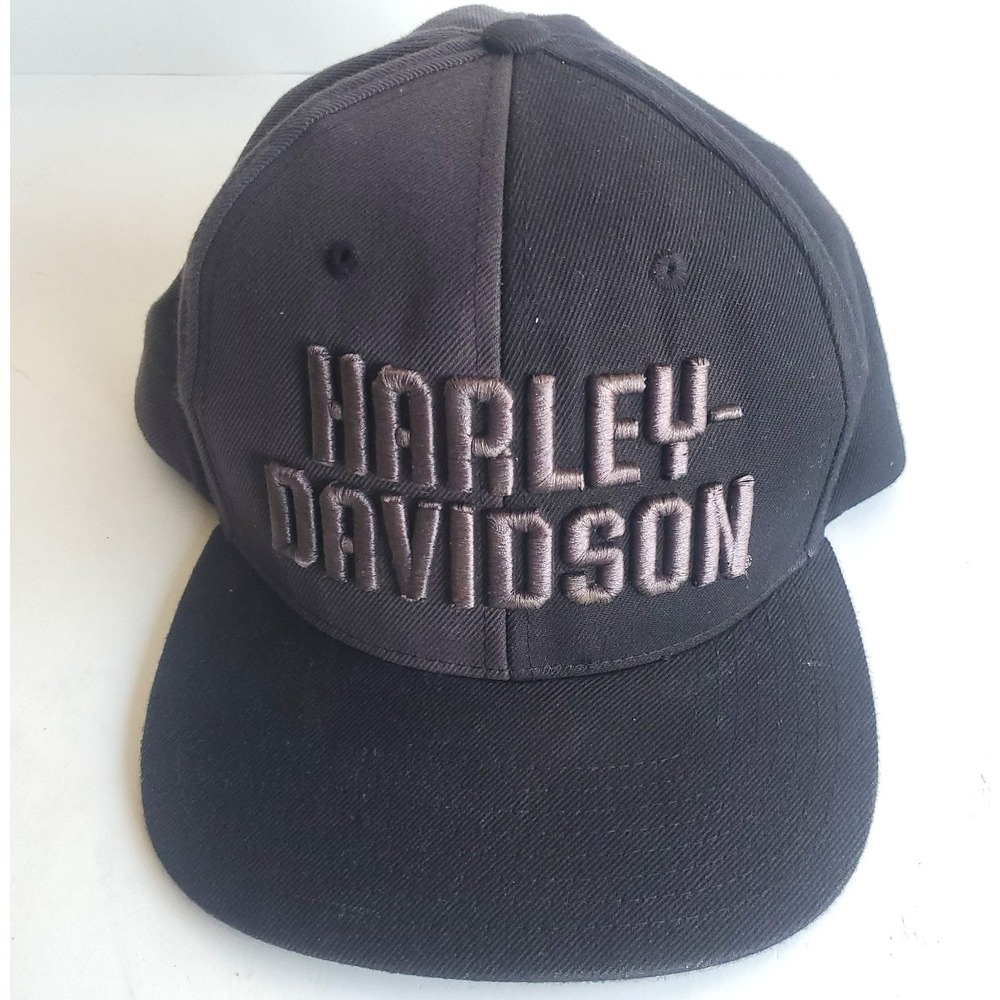 Harley Davidson Wisconsin Oconomowoc Embroidered Cap Hat Adjustable Black
